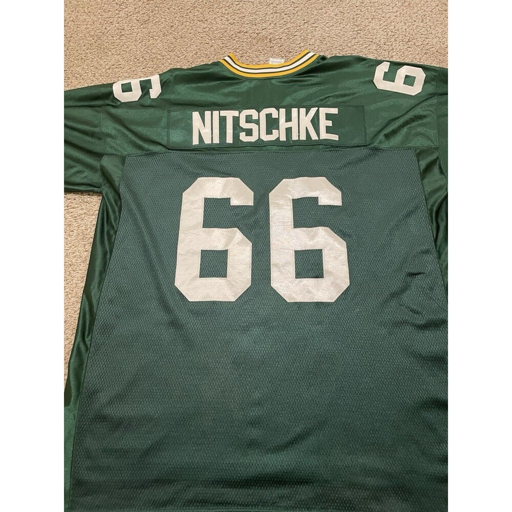 Vintage Green Bay Packers NFL Reebok Jersey Ray Nitschke Football mens 2XL - Picture 4 of 5